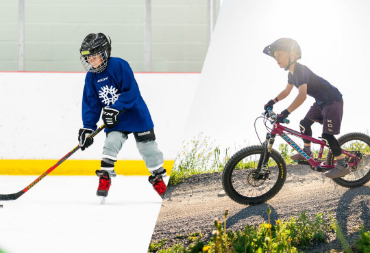 Bikes and blades summer camp at WinSport